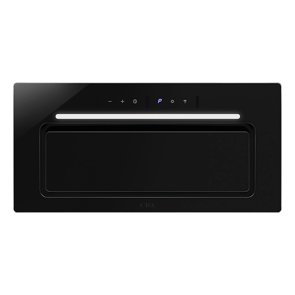 CDA CCG60BL - 60cm Canopy extractor, Gesture Control, LED Lights