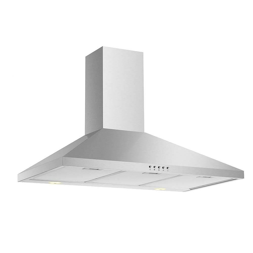 CDA ECH93SS - 90cm Chimney Extractor, 3 speeds, LED lighting, Stainless Steel