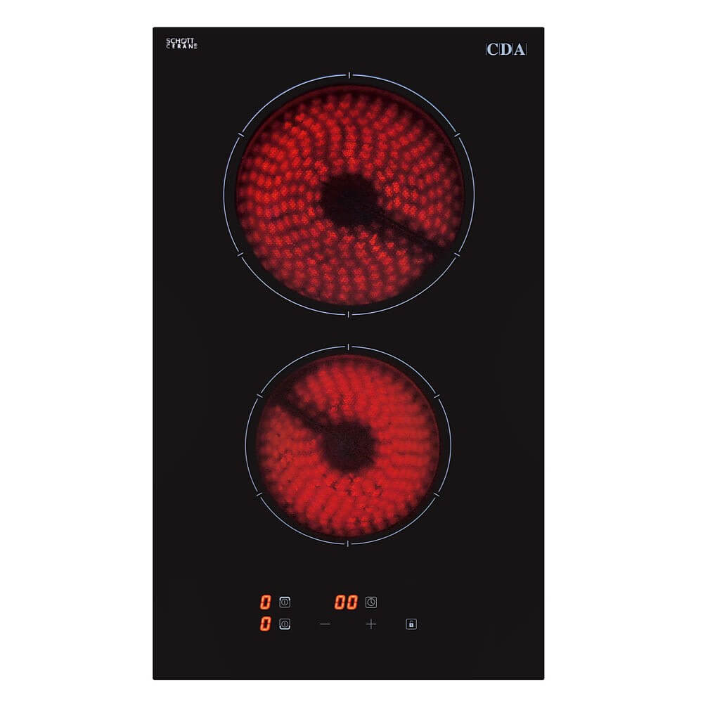 CDA HC3621FR - 2 Zone Ceramic Domino Hob