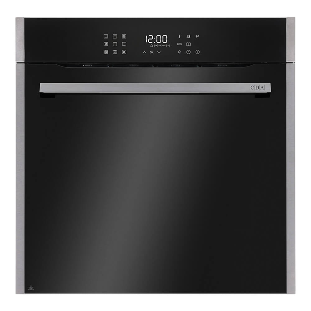 CDA SL550SS/1 Thirteen Function Pyrolytic Oven, LED Clock & Timer, Soft Close Door, Stainless Steel